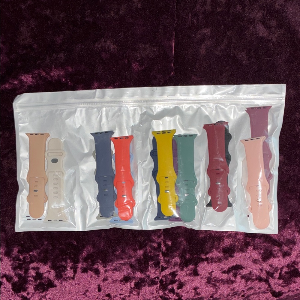 Colorful Silicone Watch Bands Set (15)
